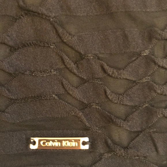 BOGO Calvin Klein Black Textured Shirt NWT - Picture 6 of 7